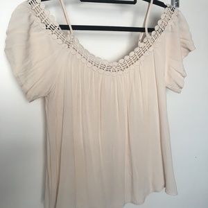 Neutral off the shoulder top - Size  Small